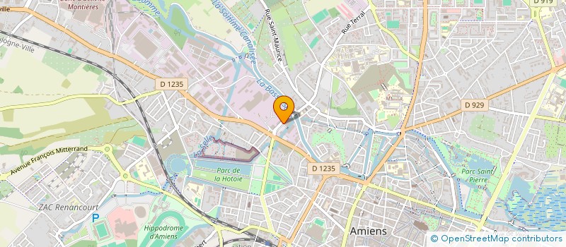 localisation de l'entreprise GERVOIS MATERIAUX à AMIENS