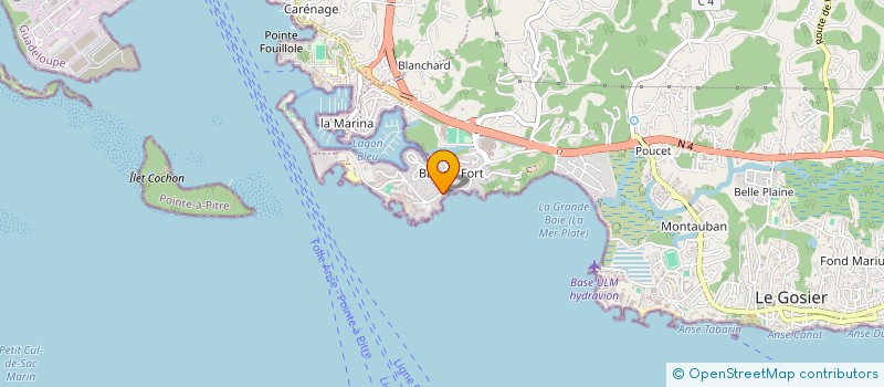 localisation de l'entreprise GERWIN KIEFFER  LE GOSIER