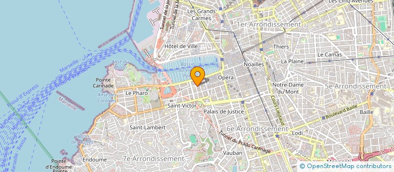 localisation de l'entreprise GERY SA à MARSEILLE