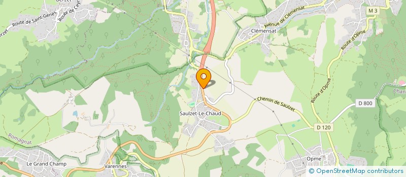 localisation de l'entreprise GERYCO  ROMAGNAT