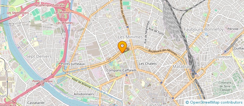 localisation de l'entreprise GERYMO à TOULOUSE