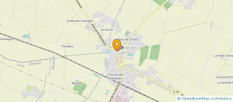 localisation de l'entreprise GERYVE à LORCY