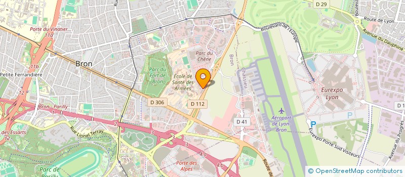 localisation de l'entreprise GES à BRON