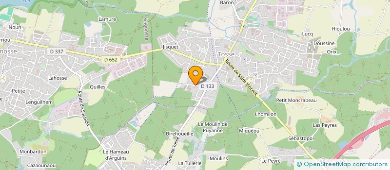 localisation de l'entreprise GES ANDRE ET GES JEAN PIERRE  TOSSE