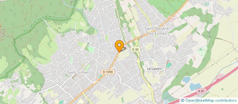 localisation de l'entreprise GES'CAVES  SAINT-ISMIER