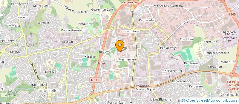 localisation de l'entreprise GES&CO  BREST