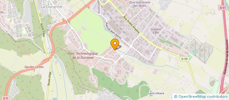 localisation de l'entreprise GES COM  AIX-EN-PROVENCE