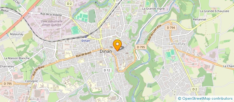 localisation de l'entreprise GES CORP à DINAN