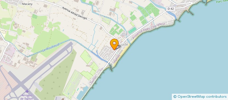 localisation de l'entreprise GES.D.I  HYERES