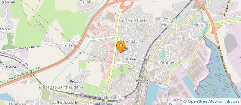 localisation de l'entreprise GES FORM à TRIGNAC