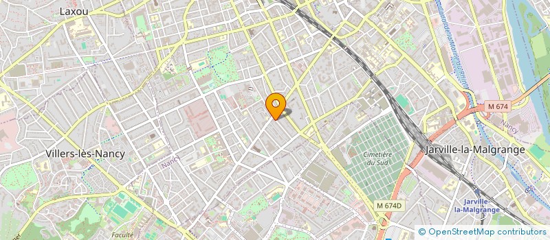 localisation de l'entreprise GES GROUPE D'ENSEIGNEMENT SUPERIEUR  NANCY