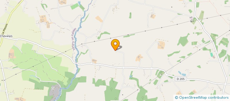 localisation de l'entreprise GES RUSSEL  ROMAGNY FONTENAY