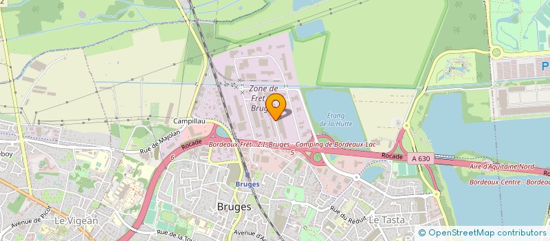 localisation de l'entreprise GES TRANSIT IMPORT EXPORT à BRUGES