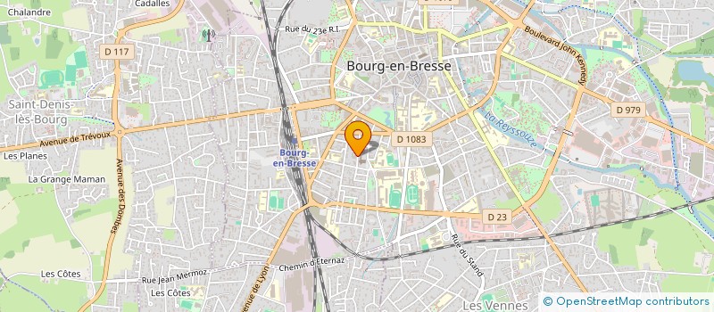 localisation de l'entreprise GES01  BOURG-EN-BRESSE