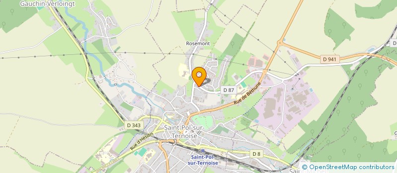 localisation de l'entreprise GESA à ST-POL-SUR-TERNOISE