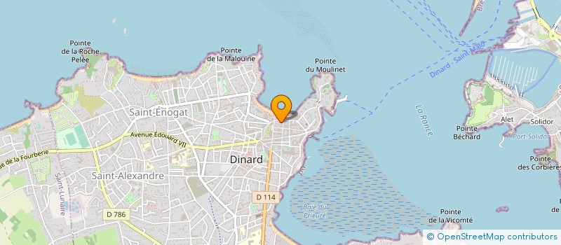 localisation de l'entreprise GESA  DINARD