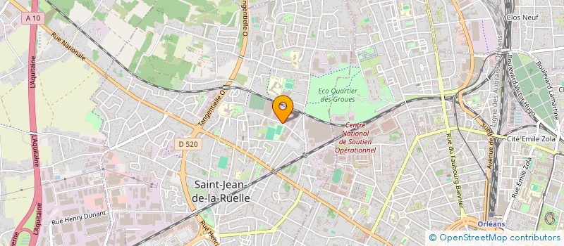 localisation de l'entreprise GESAA MATERIEL à SAINT-JEAN-DE-LA-RUELLE