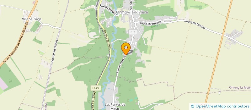 localisation de l'entreprise GESALOKA  ORMOY-LA-RIVIERE