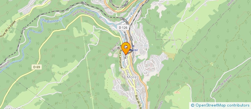 localisation de l'entreprise GESAUTO 96  HAUTS DE BIENNE