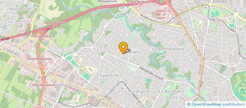 localisation de l'entreprise GESBERT à ORVAULT