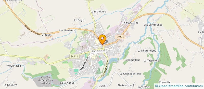 localisation de l'entreprise GESBERT BERTRAND BOISSET à TINCHEBRAY-BOCAGE