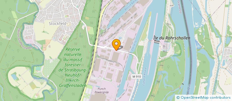 localisation de l'entreprise GESCAM LOGISTIQUE  STRASBOURG