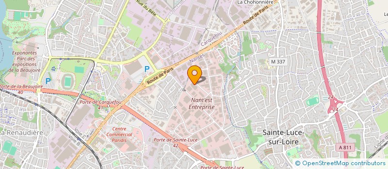 localisation de l'entreprise GESCI SPORT à NANTES