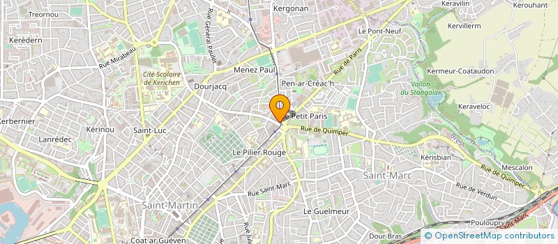 localisation de l'entreprise GESCIME à BREST