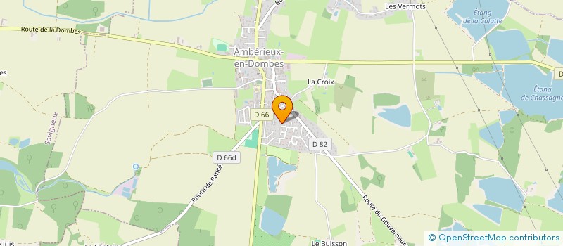 localisation de l'entreprise GESCO  AMBERIEUX-EN-DOMBES