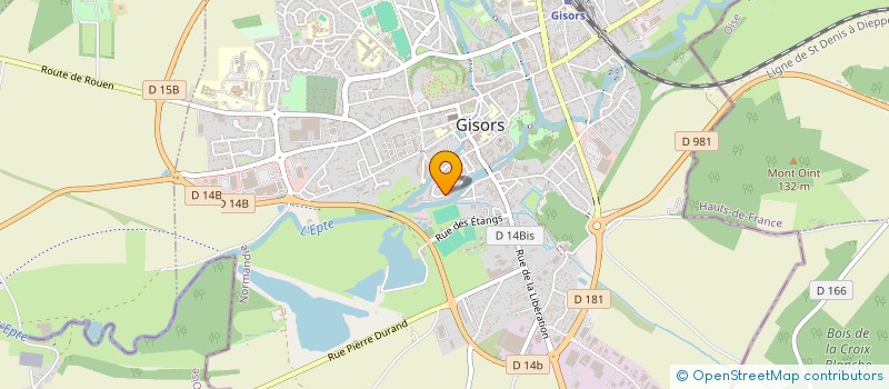 localisation de l'entreprise GESCO  GISORS