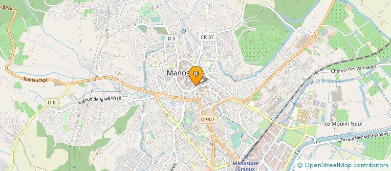 localisation de l'entreprise GESCO EXPERT & AUDIT à MANOSQUE