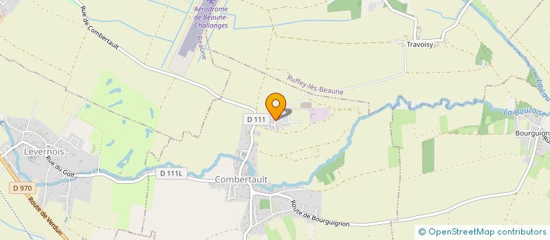 localisation de l'entreprise GESCOL à RUFFEY-LES-BEAUNE