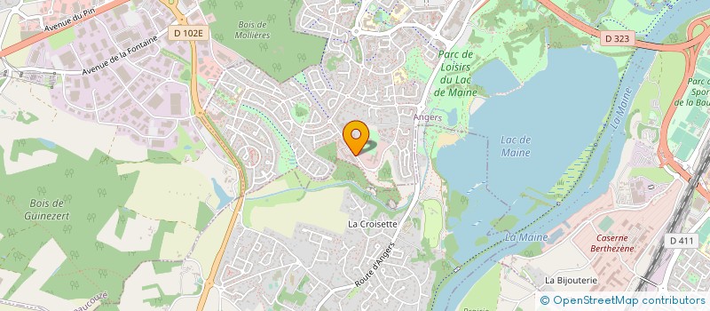 localisation de l'entreprise GESCOLIA à ANGERS
