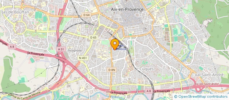 localisation de l'entreprise GESCOM à AIX-EN-PROVENCE