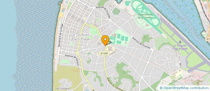 localisation de l'entreprise GESCOR  LE TOUQUET-PARIS-PLAGE