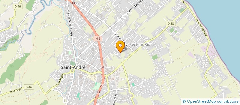 localisation de l'entreprise GESE à SAINT-ANDRE