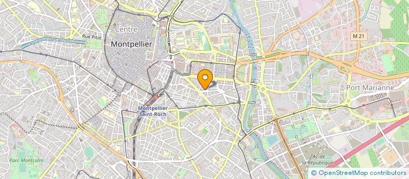 localisation de l'entreprise GESEERO à MONTPELLIER
