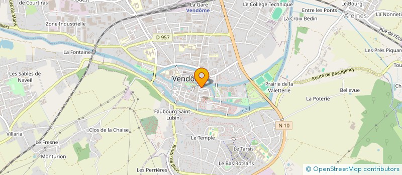 localisation de l'entreprise GESET  VENDOME