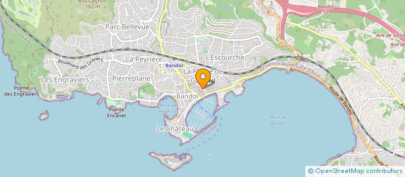 localisation de l'entreprise GESFIMA à BANDOL