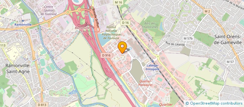localisation de l'entreprise GESGARONNE à LABEGE