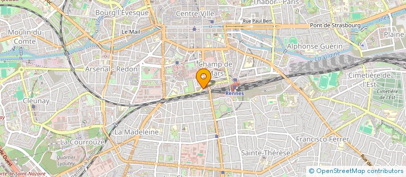 localisation de l'entreprise GESGLOB INC  RENNES