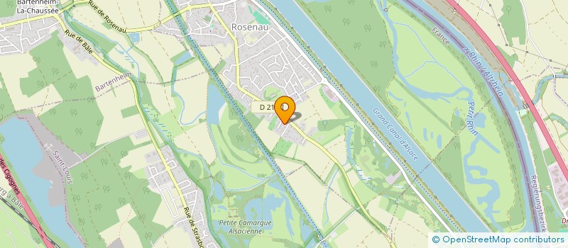 localisation de l'entreprise GESICO à ROSENAU