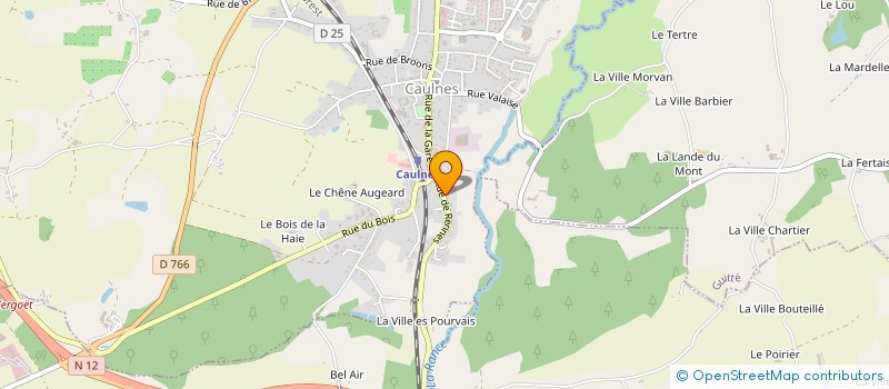 localisation de l'entreprise GESIM à CAULNES