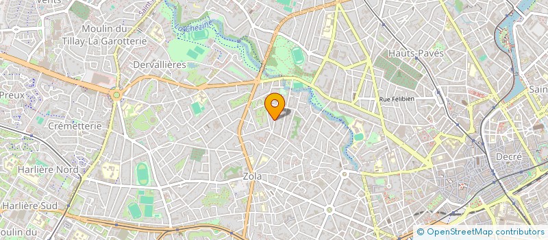 localisation de l'entreprise GESINFOS à NANTES