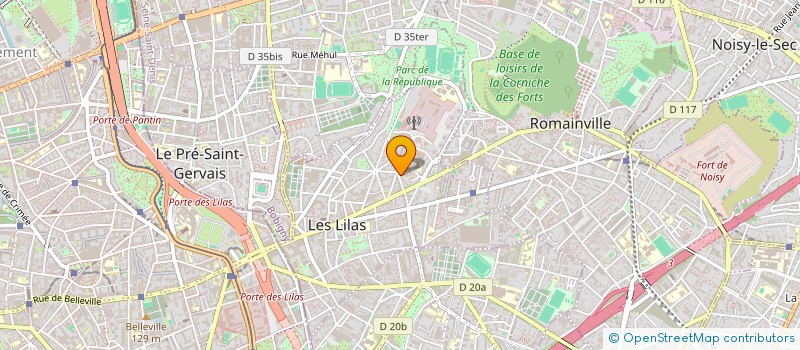 localisation de l'entreprise GESK à LES LILAS
