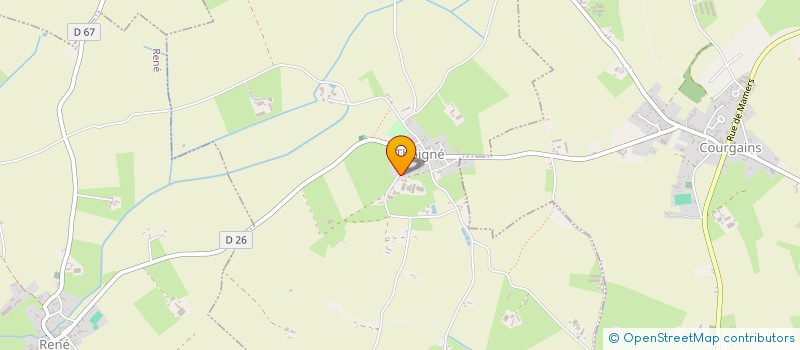 localisation de l'entreprise GESLAND CHARLES  THOIGNE