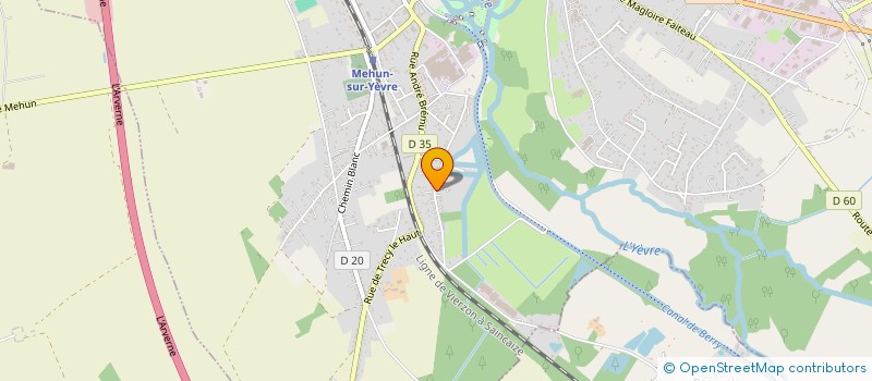 localisation de l'entreprise GESLIN  MEHUN-SUR-YEVRE