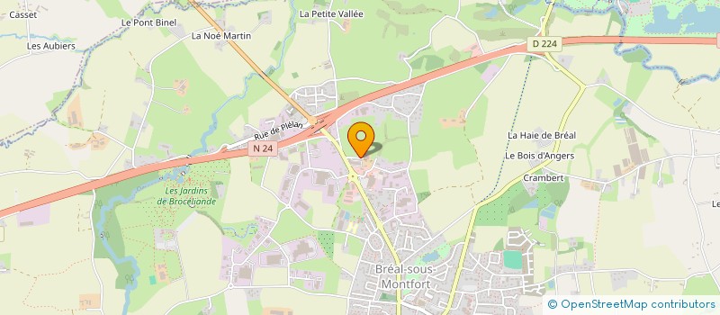 localisation de l'entreprise GESLIN à BREAL-SOUS-MONTFORT
