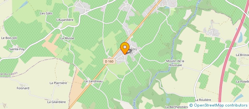 localisation de l'entreprise GESLIN  VAL-DU-LAYON