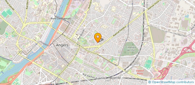 localisation de l'entreprise GESLIN ARNAUD ET HELENE à ANGERS